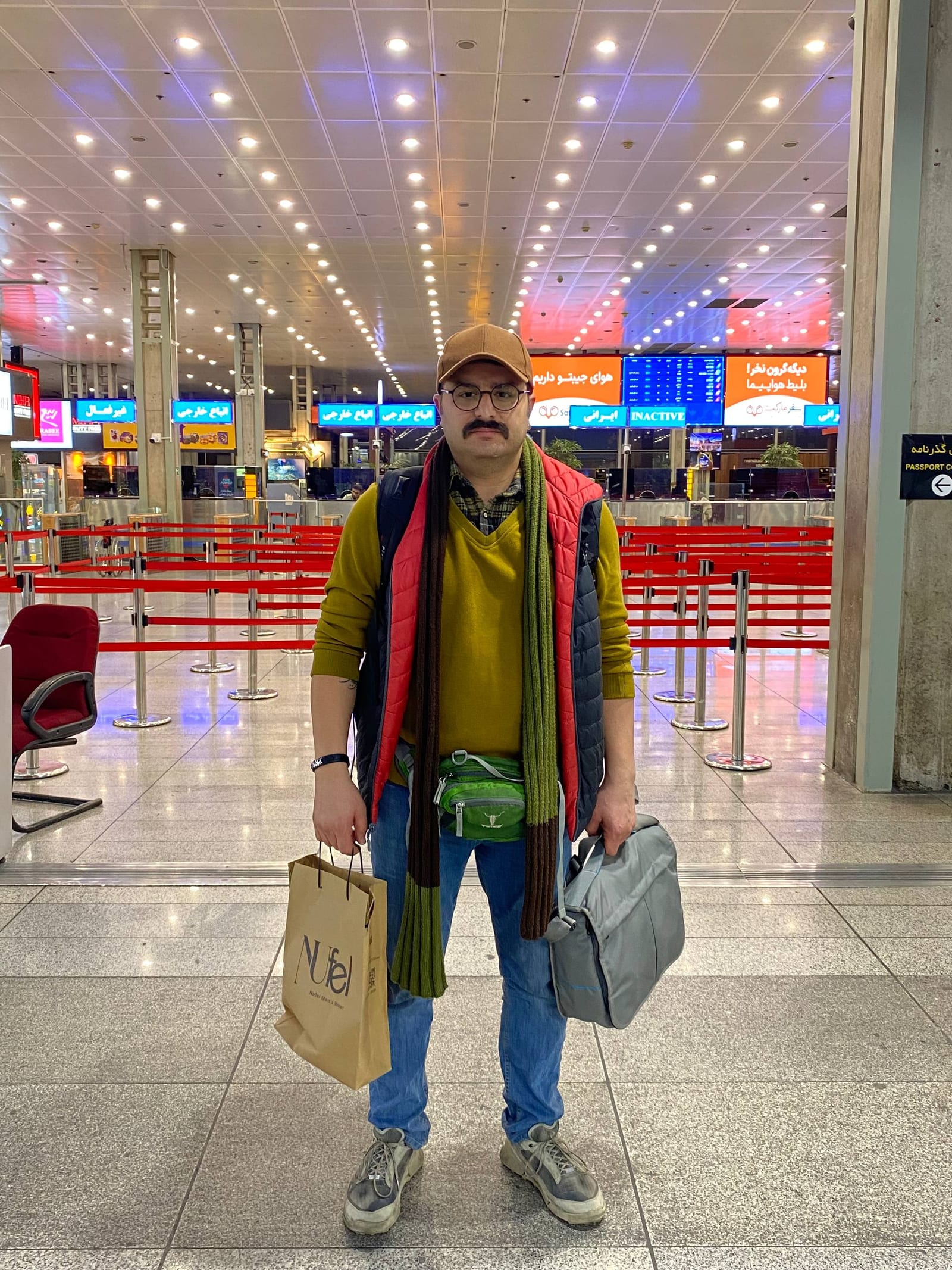 I flew out on December 10, and the airport was virtually empty.